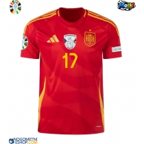 Moški Nogometni dresi Španija Nico Williams #17 Domači EP 2024 Kratek Rokav